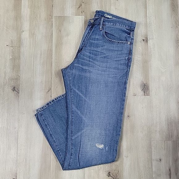 Men's Gap Cotton/Linen Blend Straight Leg Jeans 33x32 - Picture 4 of 6